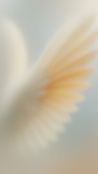 Abstract ethereal blurred angelic wings mobile wallpaper