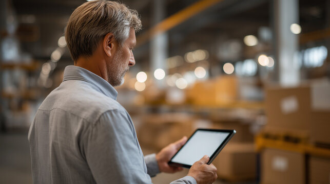 An over-the-shoulder view of a supply chain manager tracing a recalled product's journey through multiple distribution nodes on a touchscreen audit panel, perfect for supply chain transparency, prod