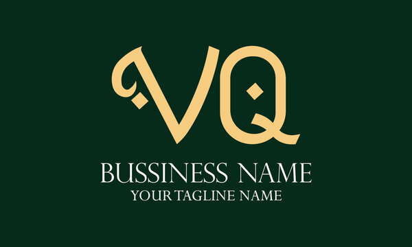 VQ V vq initial logo | initial based abstract modern minimal creative logo, vector template image. luxury logotype logo, real estate homie logo. typography logo. initials logo