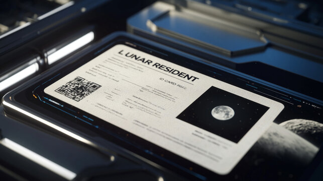 Futuristic Lunar Resident ID: Secure Space Identification for Sci-Fi Cosmic Exploration and Interstellar Colonies