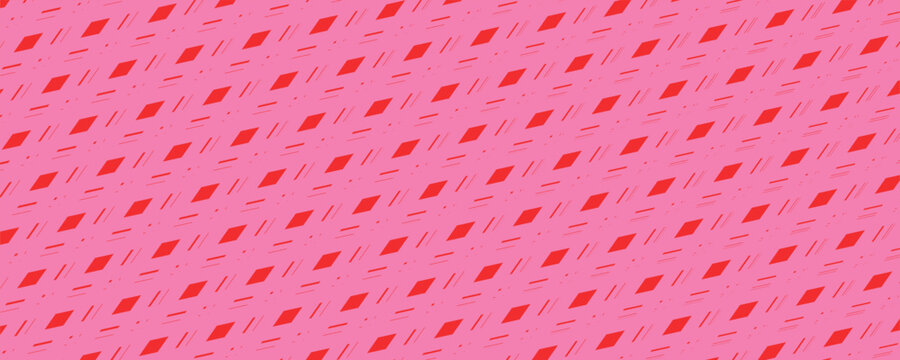 Candy Cane Stripes Seamless Pattern - Diagonal candy cane stripes repeating pattern design