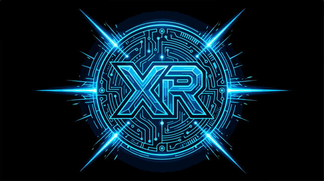 Futuristic XR Technology - Immersive Digital Experience in the Metaverse.