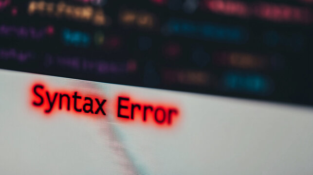 Syntax Error Code Debugging: Visual Error Analysis in Software Development