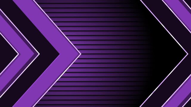 Chevron arrows striped background animation, Abstract chevron arrows background with horizontal lines animated