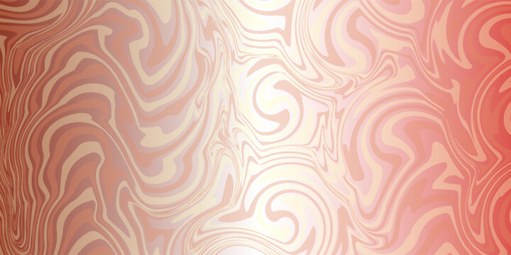 Light Orange vector background with bubble shapes. Colorful abstract illustration with gradient lines. Textured wave pattern for backgrounds.