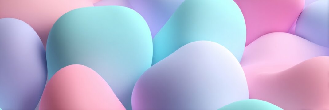 pastel colors, circles on the background