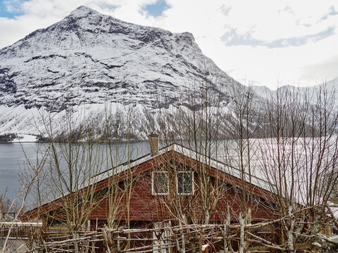 Urke, a small village located on the Norang Fjord (Norangsfjorden), an arm of the impressive Hj&oslash;rundfjorden in the M&oslash;re og Romsdal region of Norway.