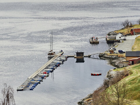 Urke, a small village located on the Norang Fjord (Norangsfjorden), an arm of the impressive Hj&oslash;rundfjorden in the M&oslash;re og Romsdal region of Norway.