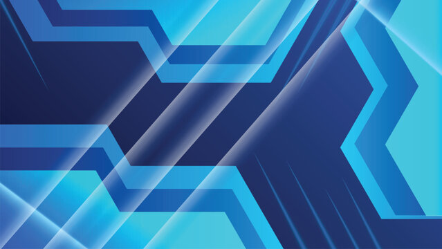 Futuristic abstract blue polygon background with dynamic sharp shapes, gradient lighting, and digital tech inspired composition
