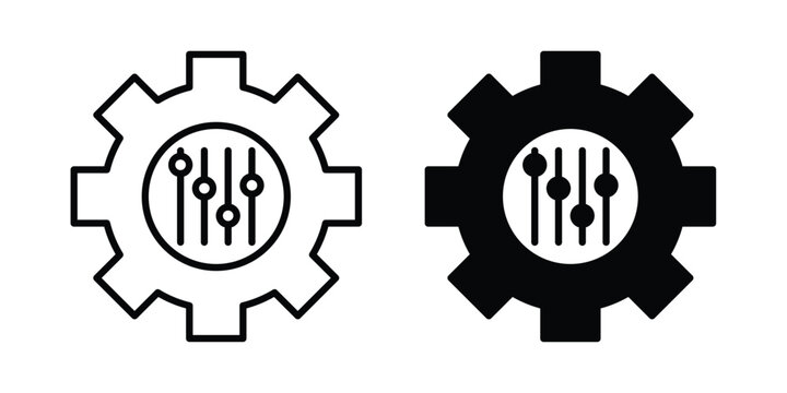 Mass customization icon clip art collection. Editable stroke icons