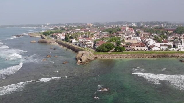 Galle Fort Sri Lanka drone aerial
