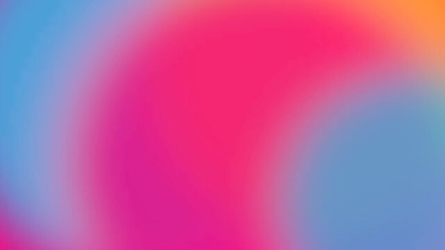 abstract three color fluid gradient loop 