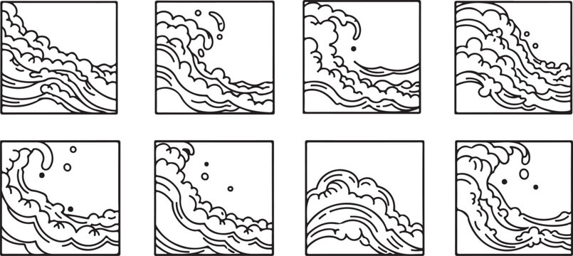Illustrations of various brain structures and regions from different angles Vector
