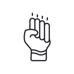 Obraz premium empowerments icon icons outline and Flat Style,transparent background