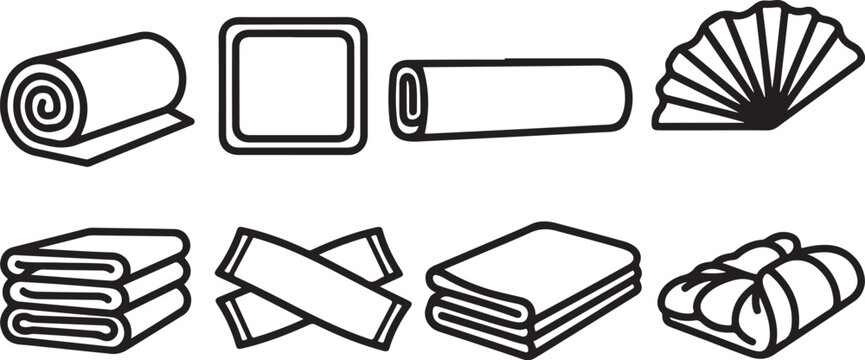 Various mechanical parts and components in black and white line art Vector