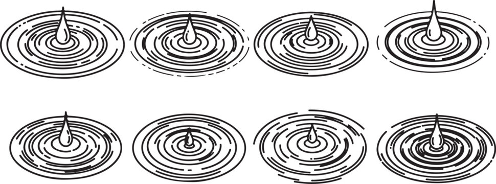 Top-down view of gear mechanisms with varying tooth patterns Vector