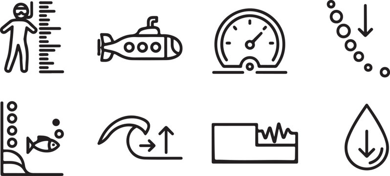 A collection of eight simple household objects and their functions illustrated Vector