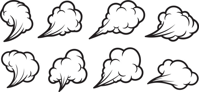 Sketch of various animal heads showing different facial expressions Vector