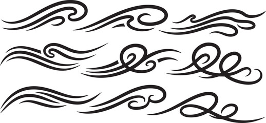 Fototapeta premium Elegant script monogram with intertwined initials and swirling flourishes Vector
