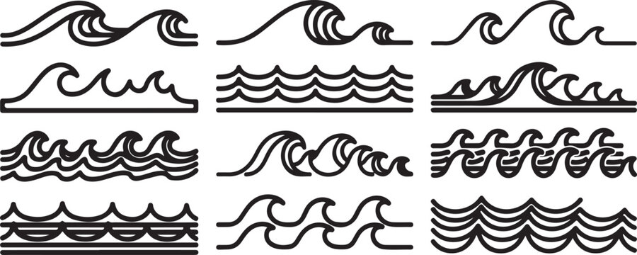 Handwritten script samples showcasing various writing styles and flourishes Vector
