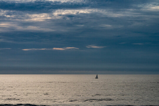 Dramatic sky with clouds