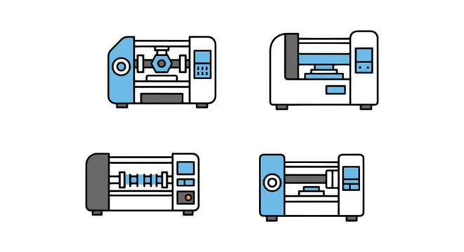 CPM Machine Line art vector creative abstract minimal
