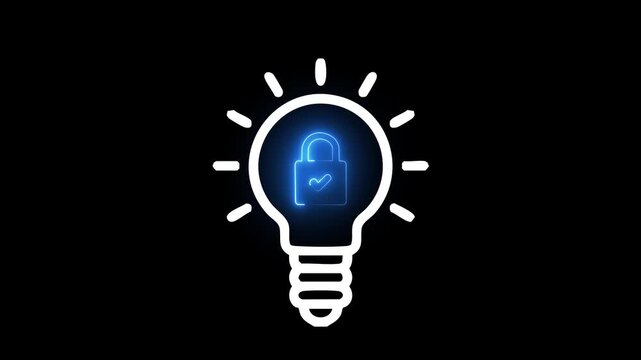 Copyright or patent concept, intellectual property. Granting of a property right by a sovereign authority to an inventor. Motion graphics of intellectual property idea. HD motion video animation.