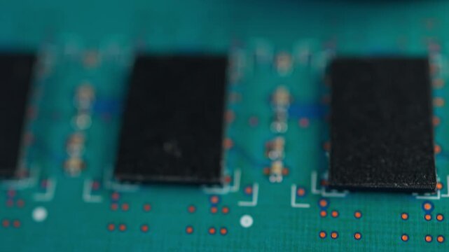 RAM Unit of the computer or DRAM, Dynamic Random Access Memory chips display. Concept of AI boom and massive shortage of RAM, driving prices high