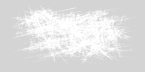 Obraz premium An abstract textured background features a chaotic burst of white brushstrokes against a cool gray canvas high quality professional detailed modern