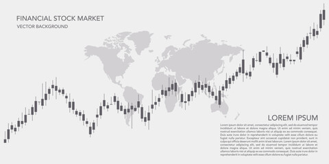 Fototapeta premium Global financial market growth analysis with international trading trends supporting investment strategy planning portfolio expansion and data driven decision making across economies
