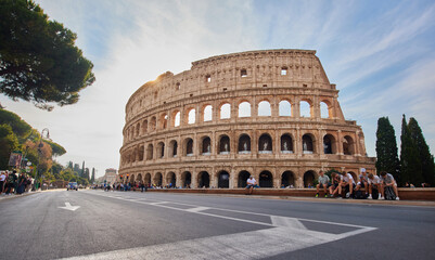 Naklejka premium The Colosseum in Rome, Italy