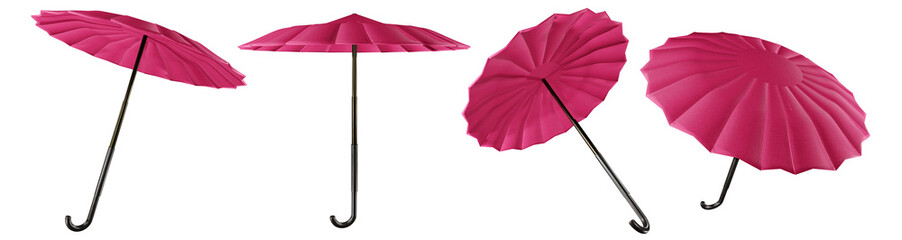 3D design of a pink umbrella © Ahmed ibrahim
