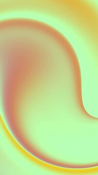 Abstract background animation with swirling shapes in shades of green, yellow, and orange, creating a dynamic visual effect.