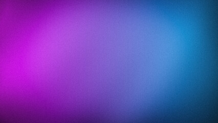 Obraz premium Vibrant purple magenta and blue grainy 4K abstract background for modern tech style
