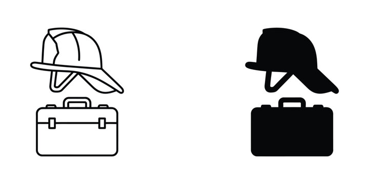 Contrast between a firefighter and a business executive with their respective tools