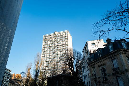 sc&egrave;ne urbaine dans la ville de Paris en France