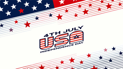 Obraz premium 4th july. independence day