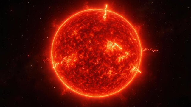 Fiery Stellar Giant: Capturing the awe-inspiring sight of a colossal star, ablaze with intense heat and energy, radiating an otherworldly glow in the vastness of space.