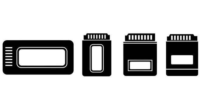 Set of four USB flash drives in varying sizes for data storage and portability.