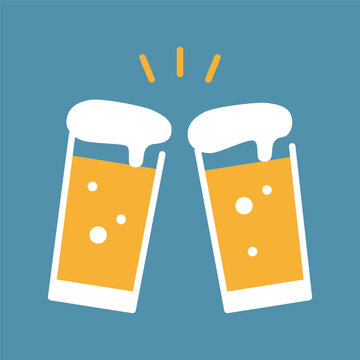 シンプルなビールのアイコン