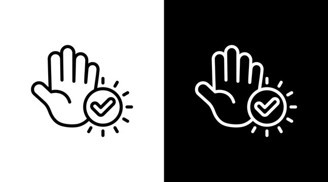 Truth White Icon Set Design