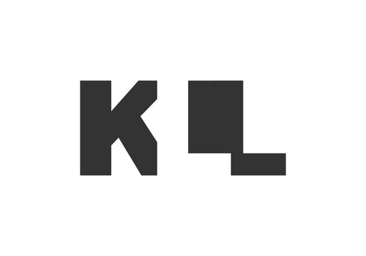 KLL logo design. Initial letter K L L bold font style for tech startups, consulting, corporate branding. Creative company name, headlines typography identity, trendy logotype.