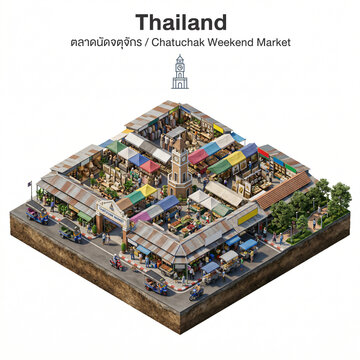 Chatuchak Weekend Market Bangkok Street Shopping