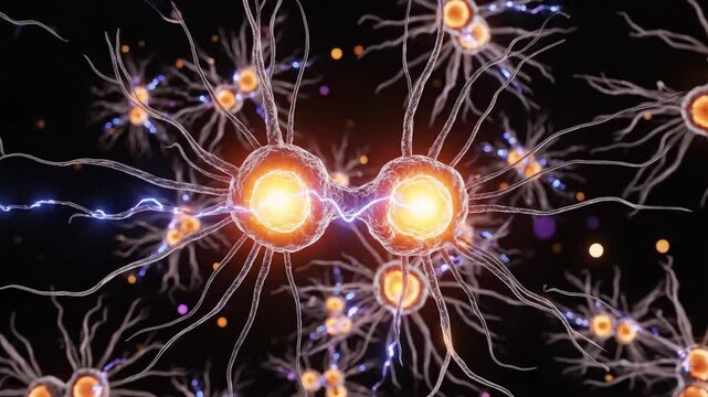 Neurons in the brain for corporate presentations, business marketing, and commercial use