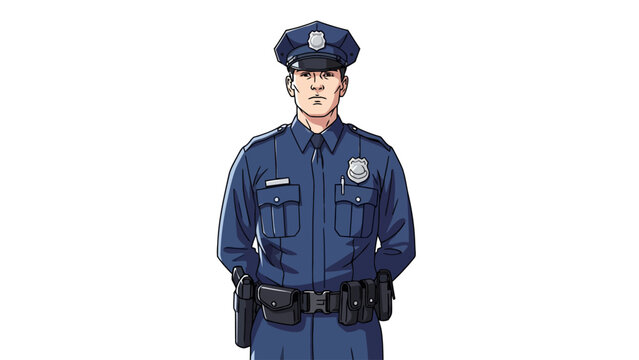 Police Officer in Uniform.