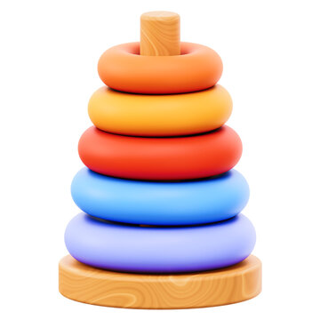 pyramid ring 3d illustration
