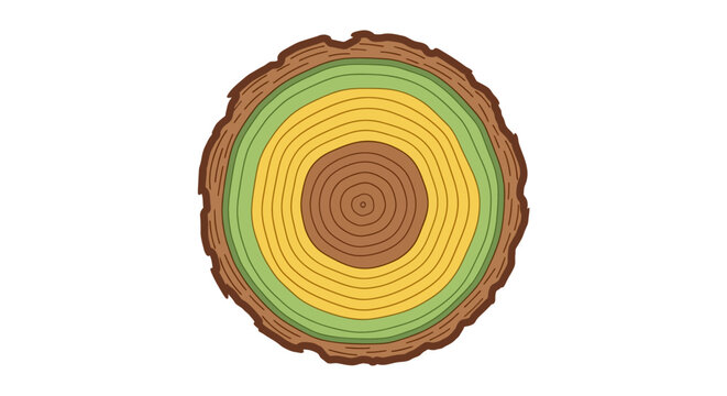 Tree Ring Cross Section.