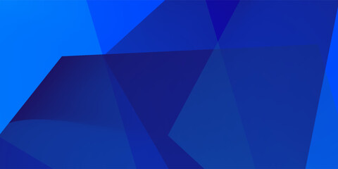 Obraz premium Blue geometric abstract backround. Vector illustration