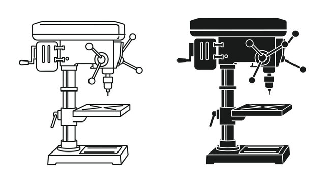 Drill Press Machine Engineering Tool Workshop Equipment