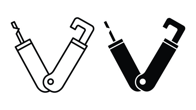 Lock Pick Tool Set Security Concept